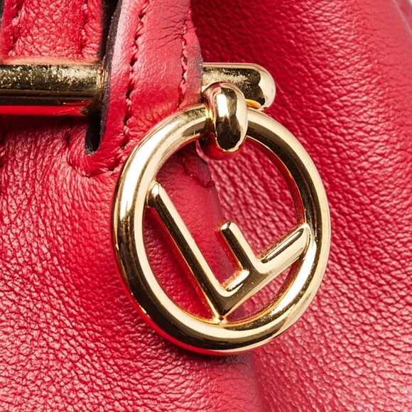 Fendi Strawberry Calfskin Leather Mon Tresor Bucket Bag - Picture 9 of 11